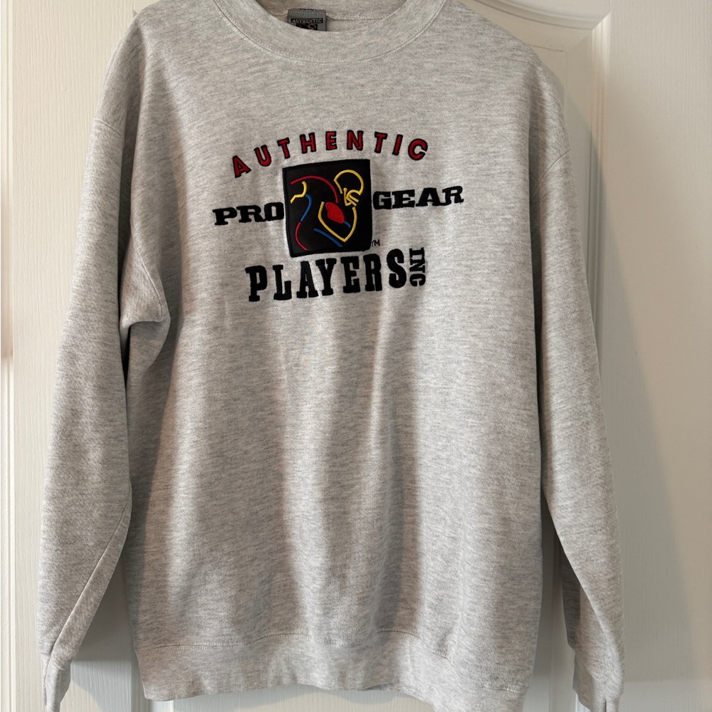 Vintage Authentic Pro Gear Players Inc. Crewneck Sweatshirt – Large Fit